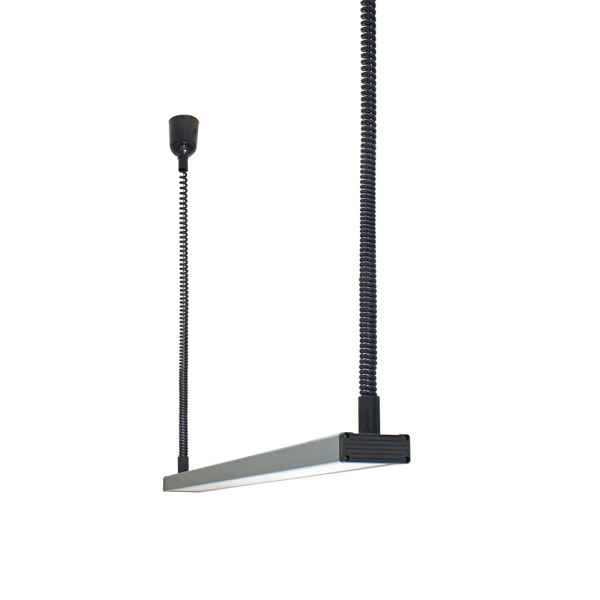 UNILED SL AC - Zugpendel, LANG Auszugslänge ~74–190cm, 5200K-5700K Lieferung ohne Anschlussleitung (Anschluss im Baldachin über Verbindungsklemme)